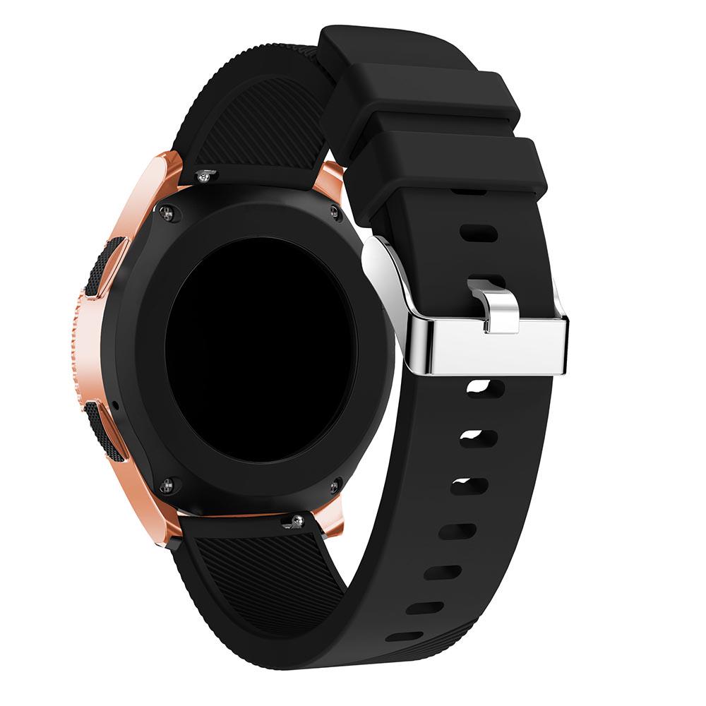 

Twill Texture Silicone Watchband Strap for Samsung Galaxy Watch 42mm White
