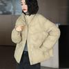 Dámská péřová bunda Krátká zimní dámská péřová bunda Duck Down Fashion Jacket Plus s límečkem
