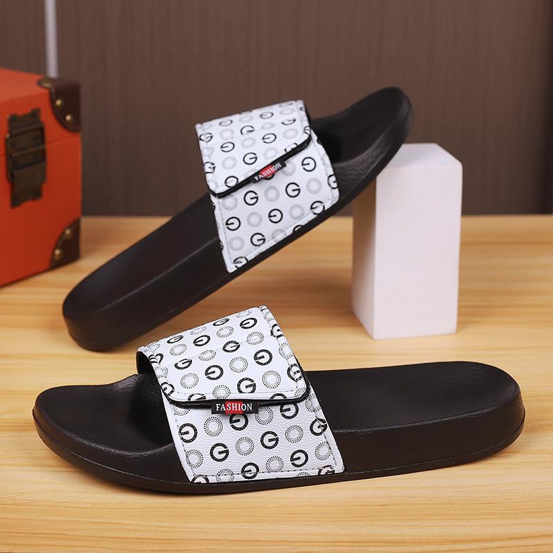 Slippers Home Premium Slippers Velcro One-word Drag Letter G Shoes slippers