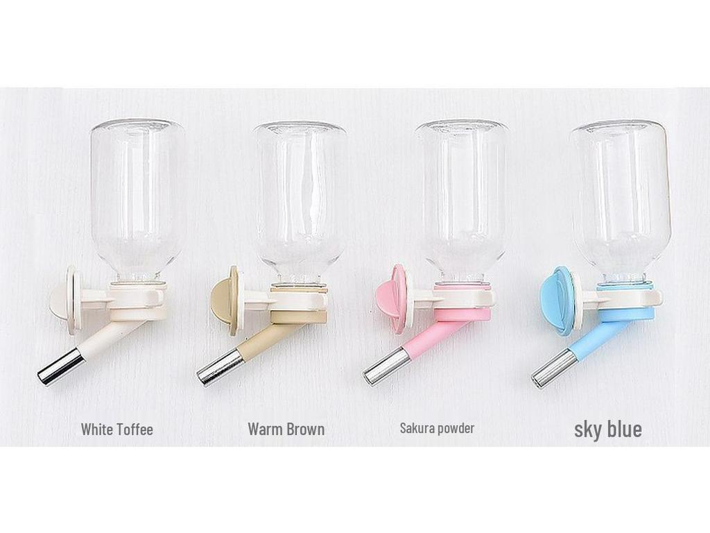 Lashige Leak-proof Hanging Water Bottle for Small Pets: Rabbit, Guinea Pig, Hamster, Chinchilla