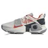 Li Ning Wowtr Dämpfung Rutschfest Abriebfest Niedrig geschnittene Basketballschuhe Herren Weiß Grau ABBQ003-4