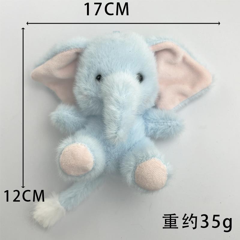 New Cartoon-style Internet-famous Scented Polyester Fiber Elephant Plush Toy Little Elephant Doll Keychain Bag Schoolbag Pendant