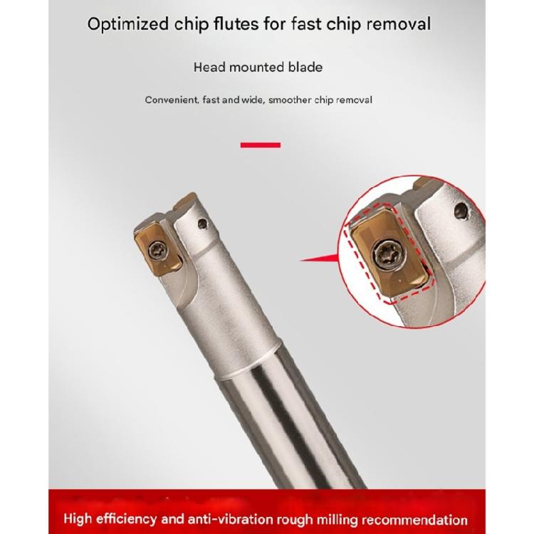 Professional Milling Cutter Shank Milling Machine End Mill Shank Large Open Thick Right Angle Cutter Shank Milling