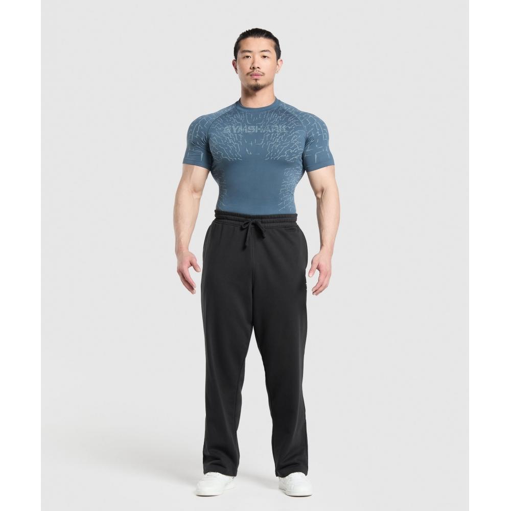 Gymshark TecTonic Seamless T shirT Cargo Blue Cool Blue A1b1p Uc4f