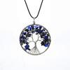 Natural Gravel Tree Of Life Necklace, Fortune Tree Root Necklace N138