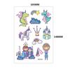 Kinder Tattoos Aufkleber Glitzer Goldstaub Cartoon Schmetterling Regenbogen Insekt Sonnenblume Farbset Niedliche Aufkleber