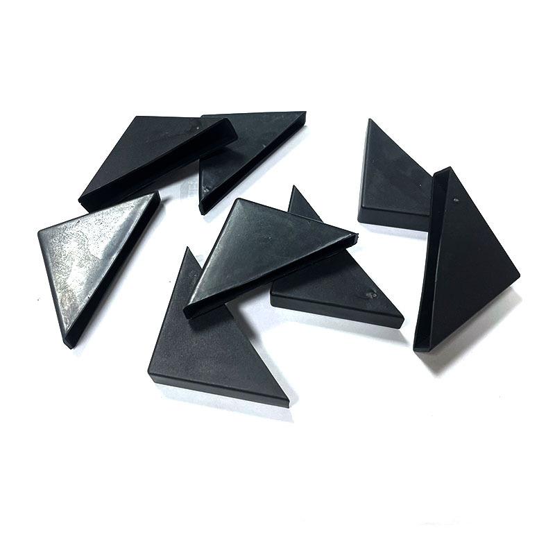 200Pcs Black Plastic Shape Triple Cornered Tile Marble Granite Slab Sheet Panel Glass Corner Protector Cushion Packing