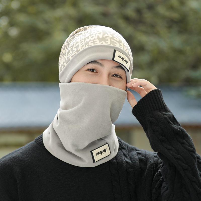 Windproof Winter Hats for Men: Large Head Circumference, Warm Protection, Dual-Use Hats & Neck Covers, Unisex Autumn/Winter Cold Gear.