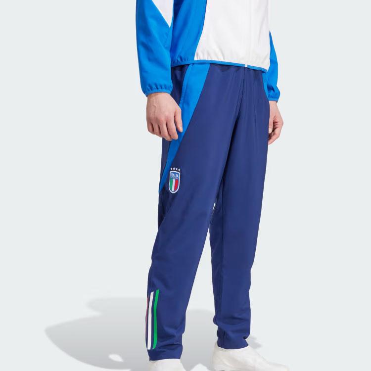 Adidas Italy Tiro 24 Competition Presentation Tracksuit Bottoms Men Bottoms Blue IQ2181