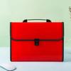 13 Pocket Test Paper Storage Bag Waterproof Large Capacity Accordion File Folder Portable with Index Stickers