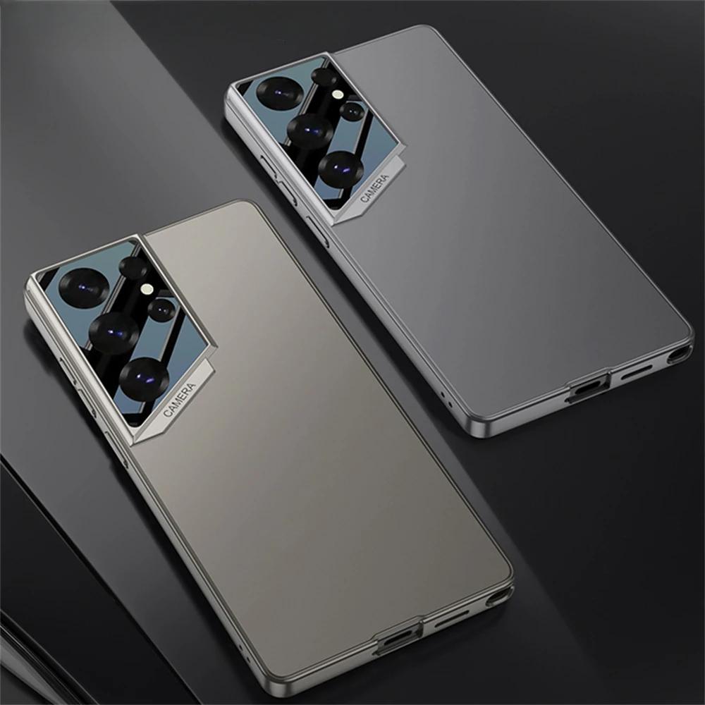Skin Feel Plastic Hard Shell  Shockproof Galaxy S25 S24 Ultra Phone Case for Samsung Galaxy S25 S24 S23 Ultra Protective Cover