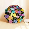 1pc flowers pattern Pattern Umbrella  Automatic Opening and Closing Umbrella, High quality Umbrella, Ideal Gift for Her 163