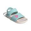 Adidas Adilette Sandals Non-Slip Durable Kids Sandals Kids Sandals White Blue ID3379