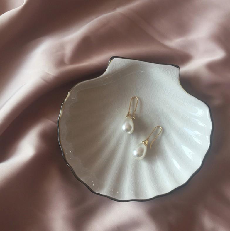 Korean Style Fashion Water Drop Pearl Stud Earrings