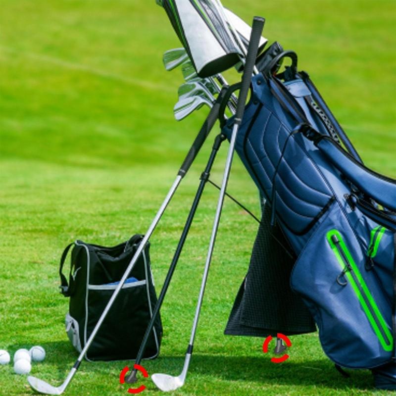 2Pcs Golf Bag Stand Feet Replacement Wear Resistent Golf Bag Rubber Feet Nonslip Rubber Balance Feet Golf Accessories