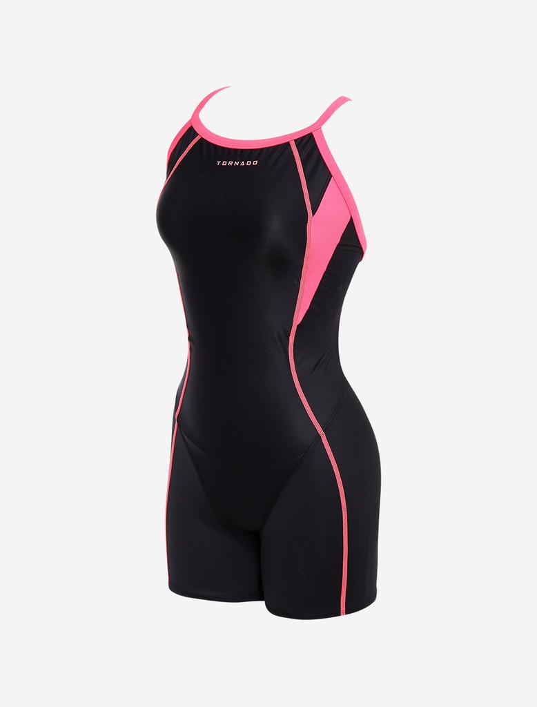 Toneidoseupocheu Play Part 2 Half-Body V X-Back Black Swimsuit