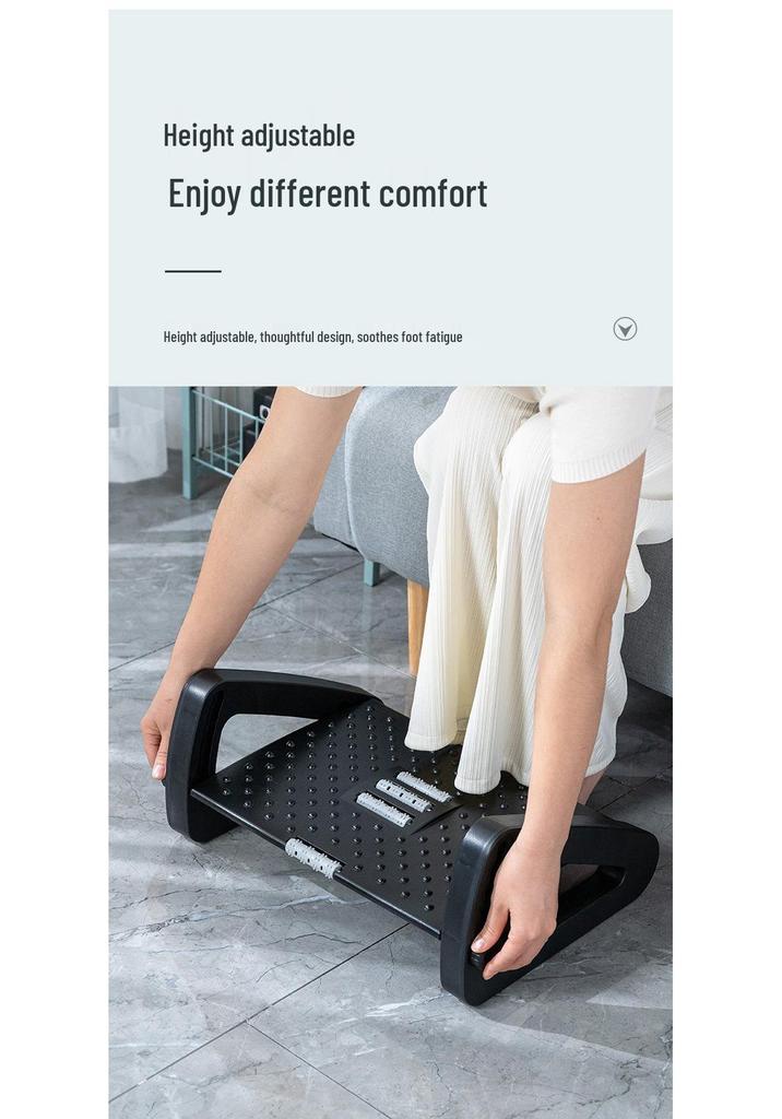 Multi-Functional Footrest & Massage Stool for Office and Home