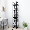 Day and Night - Day and Night 5-tier Shelving In Gray Engineered Wood 40x30x175 Cm