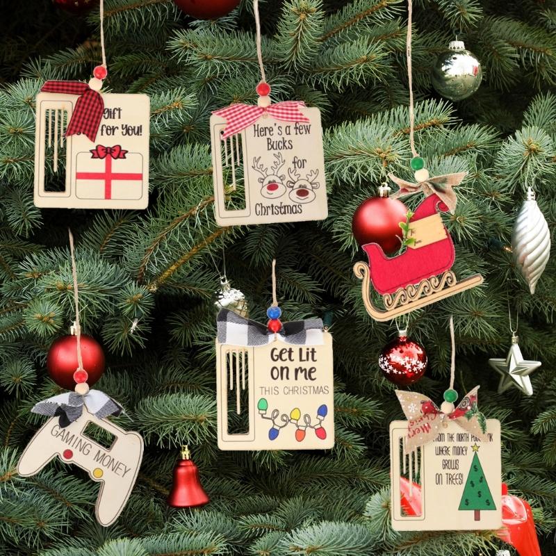 User Friendly Nontoxic Wood Holiday Decoration Hanging Clip Easy Hanging Christmas Accessory For Indoor Seasonal Styling