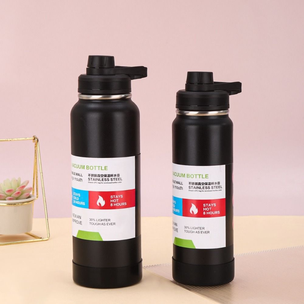 Leakproof Insulated Cup Stainless Steel Sports Water Bottle Gift Vacuum Flask  Car