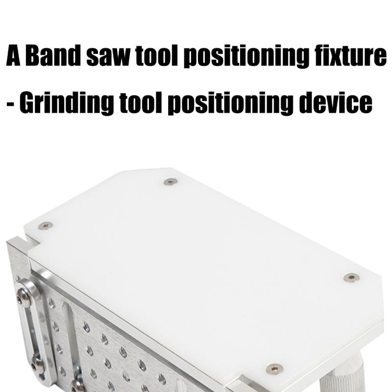 Belt Grinder Cutter Jig Long Sharpening Locator Double Press Plate Cutter Making Angled Grinding Guide for Belt Sander Machine