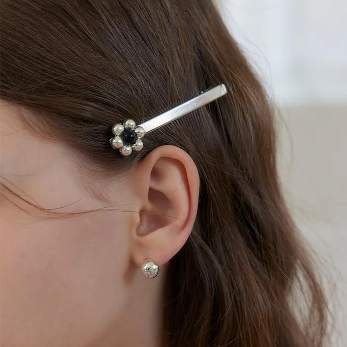 Flower bead hairpin