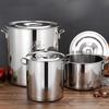 GOWKE Stainless Steel Stock Pot with Lid