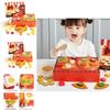 Wooden Simulation Pizza Making Children Toy Set For Imaginative Kitchen Games