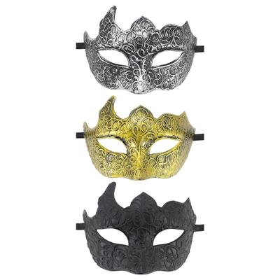 Halloween-Maske für Mann Mardi-Gras-Maske Halbgesichtsmaske Karnevalsmaske Maskenballmaske Partymaske