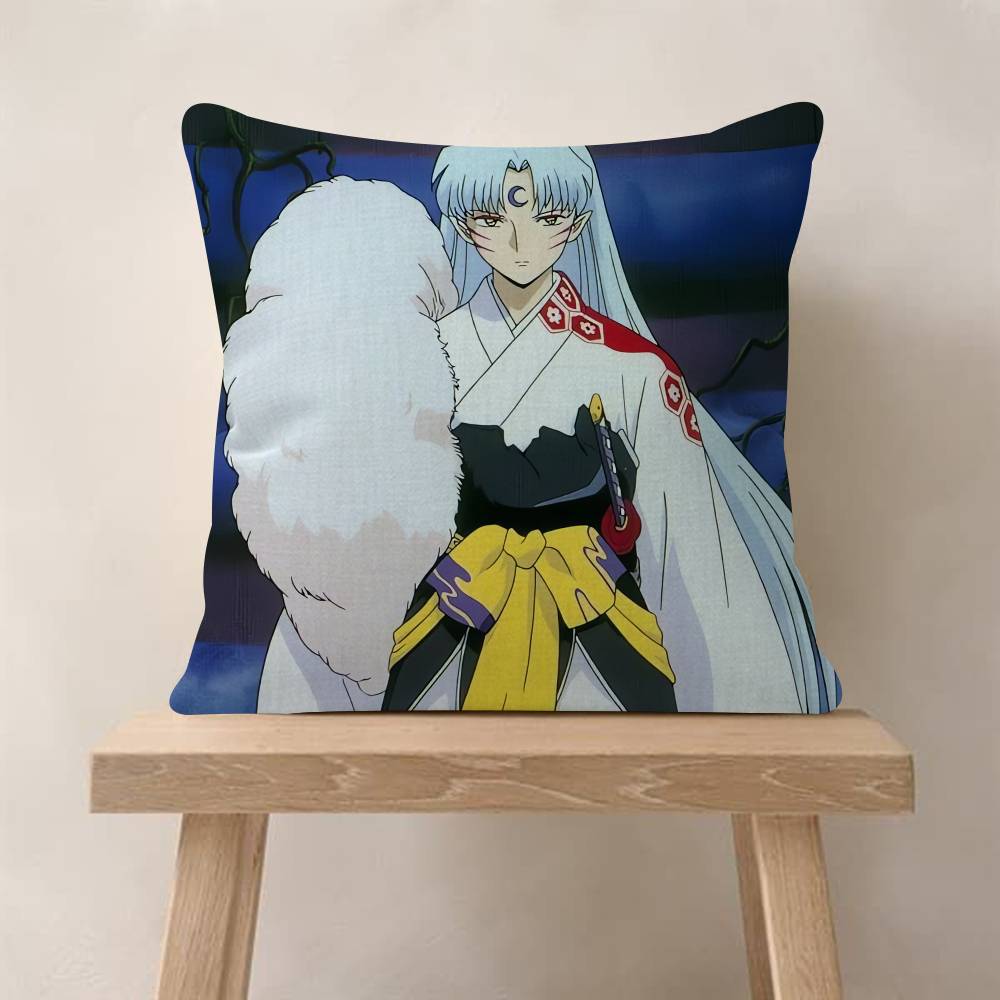 Japanese Anime Inuyasha Pillowcase Toon Gift Cushion Cover Bedroom Home Sofa Chair Seat Decor Pillow Case
