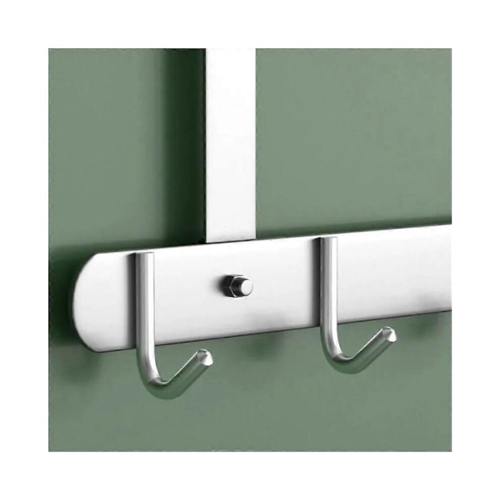 Stainless Steel Door Hooks, Wallmounted, for Hanging, Sturdy Coat Rack (5 Hooks) Less