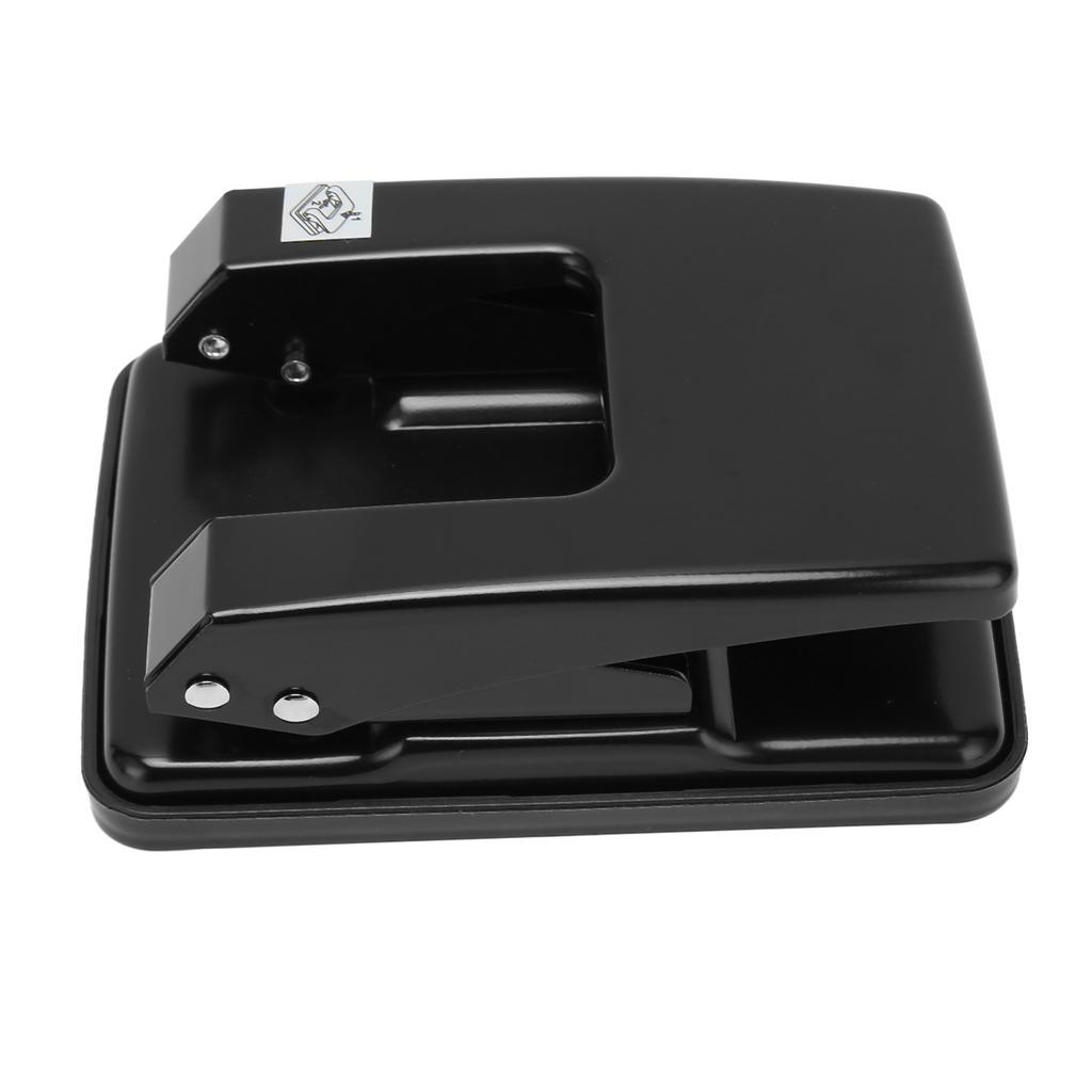 2 Hole Paper Punch 40 Sheet Punch Capacity Metal Hole Puncher with Alignment Guide for Notebook Scra