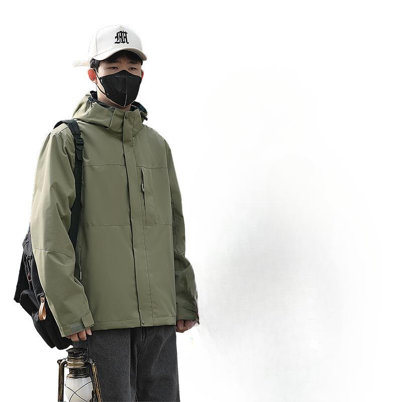 Jacket Men's Autumn New Loose Single Clothes Windproof Waterproof Jacket Couple Outdoor Sports Casual Jacket