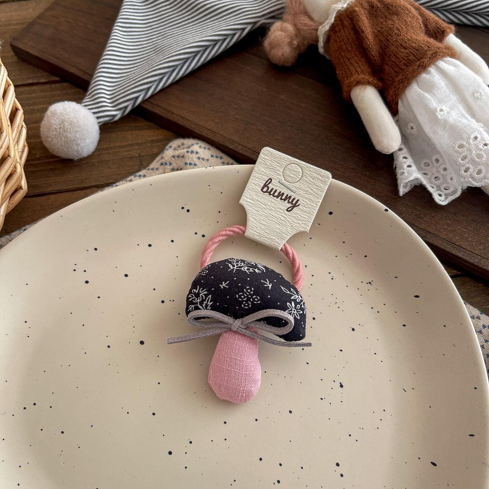 Polka Dot Love Bow Hair Rope Tie Children's Elastic Hair Band Rubber Band Ponytail Holder Elastic Headband Girl Hair Accessories