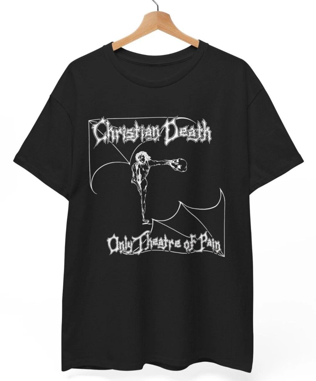 Christian Death Only Theatre of Pain Rozz Williams T-shirt, Unisex Tee L