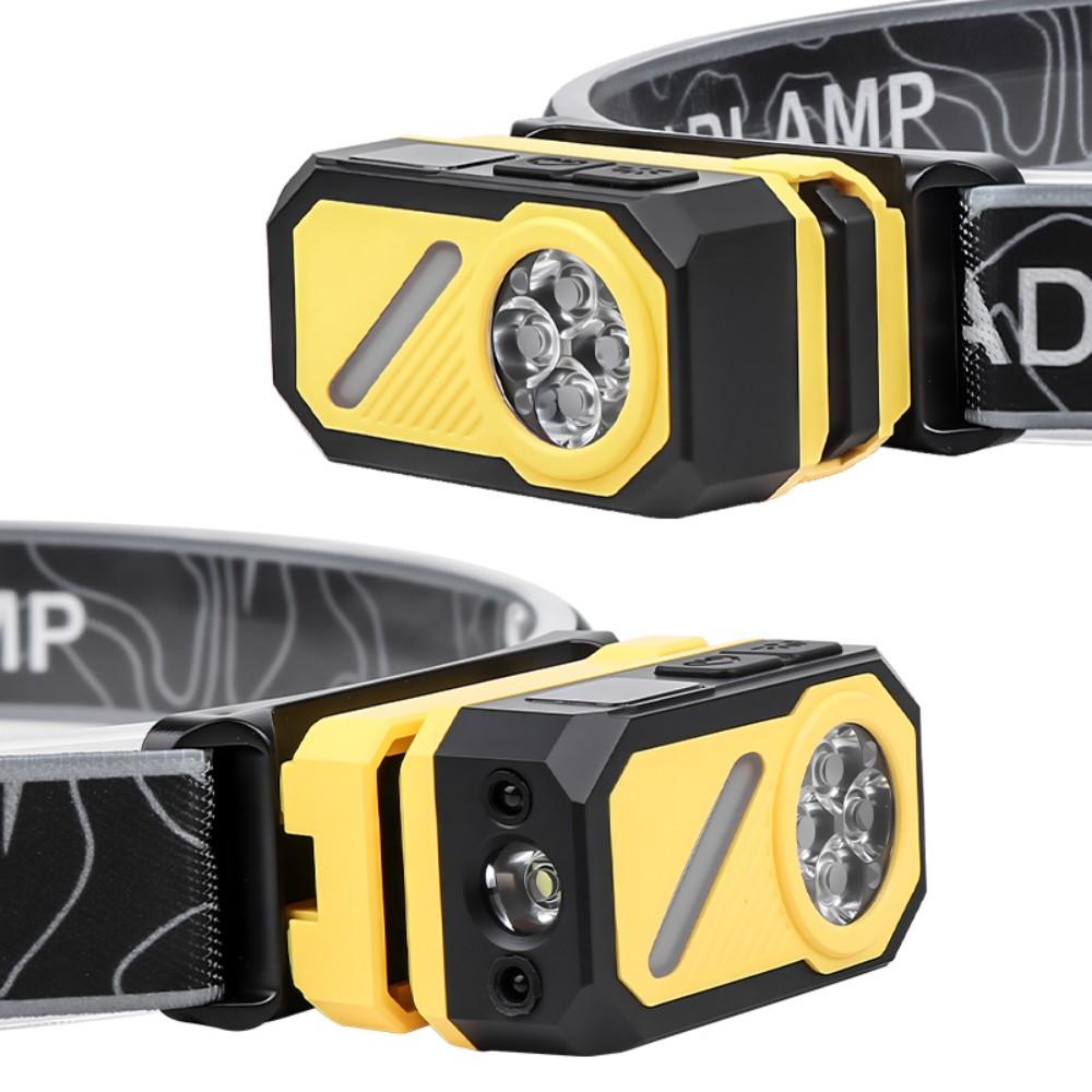 Far Lanternă Luminos LED Super Luminos Reîncărcabil Lumină RGB Impermeabil Senzor de Mișcare Exterior Camping Alergare Drumeție Pescuit