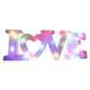 LED Illuminated LOVE Letter Sign Shatterproof PVC Glowing LOVE Letter Decoration for Wedding Valentine's Day Anniversary