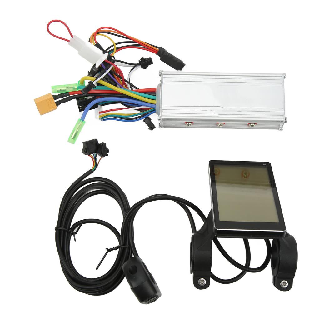 Electric Bike Brushless Controller Kit 48V 60V 500W LCD Panel Brushless Speed Controller Kit for Electric Bike Scooter