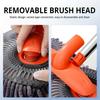 Telescopic Multi-Functional Car Cleaning Kit, Includes Microfiber Brush, Mop and Cleaning Cloths, Universal Cleaning Accessories