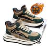 High-top winter velvet thickened warm sneakers running heightening dad cotton shoes