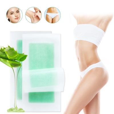 Novo papel de cera para remoção de pelos 40 peças em caixa para pelos das pernas e axilas, papel de cera para rasgar homens e mulheres, ferramenta profissional para remoção rápida de pelos