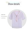 2026 Summer Ice Silk Knit Top for Women: Youthful and Cooling T-shirt