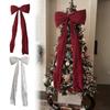 50x180cm Large Christmas Bowknot Elegant Ribbon Bowknot Decorations  Children Gifts
