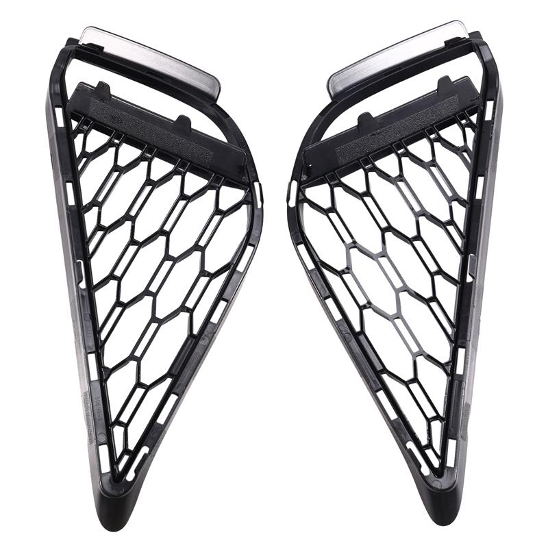 Car Front Bumper Grille Cover For BMW X2 F39 2018-2023 51118069097 51118069098 чёрный