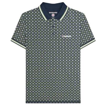 Men's Geometric Big & Tall Polo Shirt