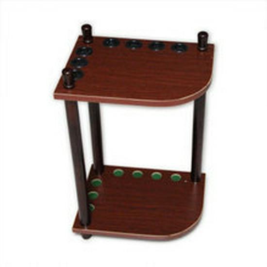 Wenzhou Floor-Standing Billiard Room Cue Rack: Three-Dimensional Stand for Storing Billiard Cues малиновый