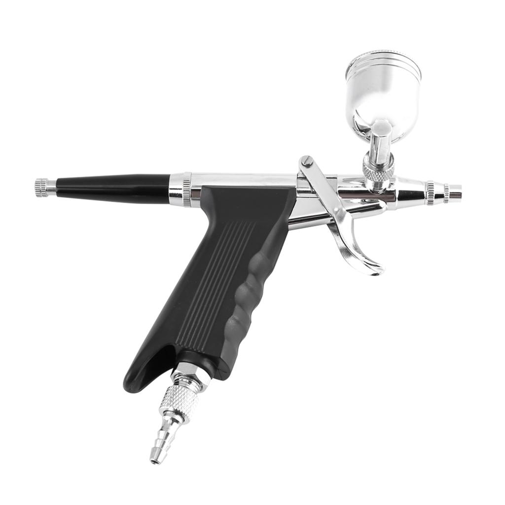 Multi Purpose 2 Cups Side Feed Spray Gun Trigger Airbrush for Art Painting 166