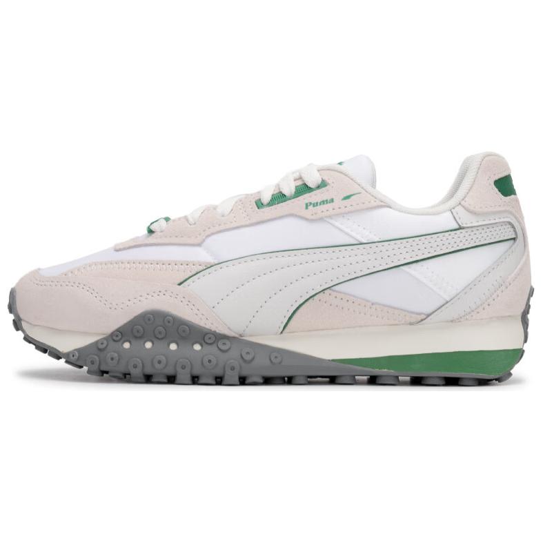 New PUMA Blktop Rider Nylon LT Low Top Casual Shoes Unisex White Beige 401440-01