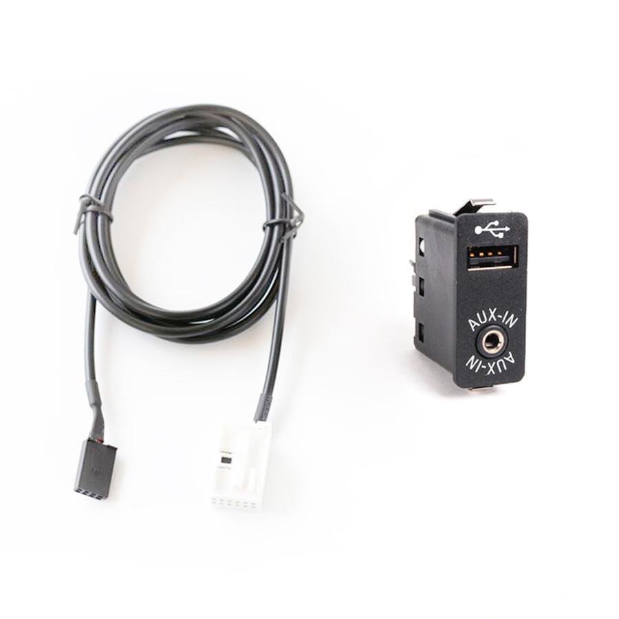 1.5M Aux-in/USB Socket Audio Adapter Cable For BMW E60 E63 E64 E66 E81 E82 E70