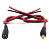 DC Red/Black Male & Female To Alligator Clip Battery Charging & Test Cable, 5.5x2.1 Connector